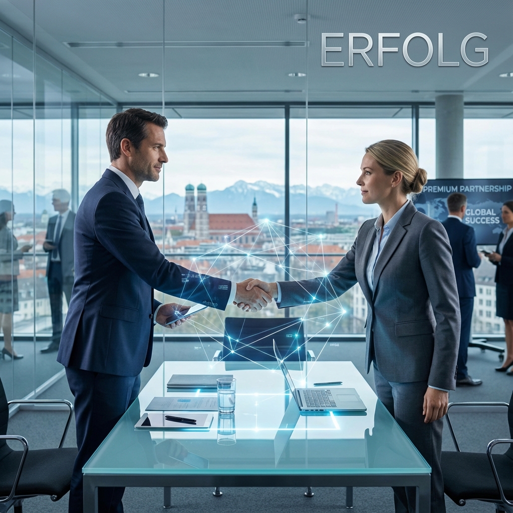Geschäftserfolg Partnerschaft München