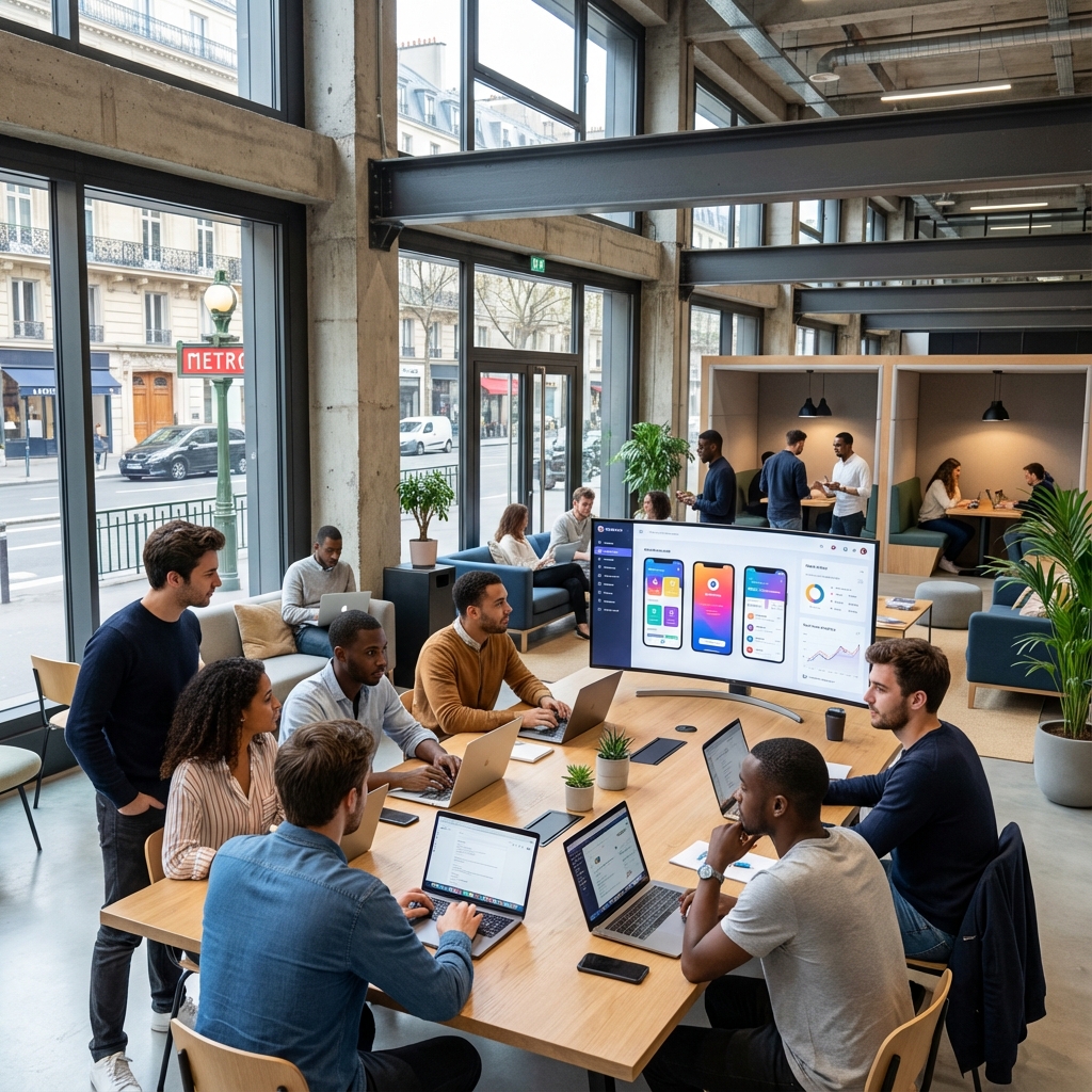 Espace de Travail Station F Startup France