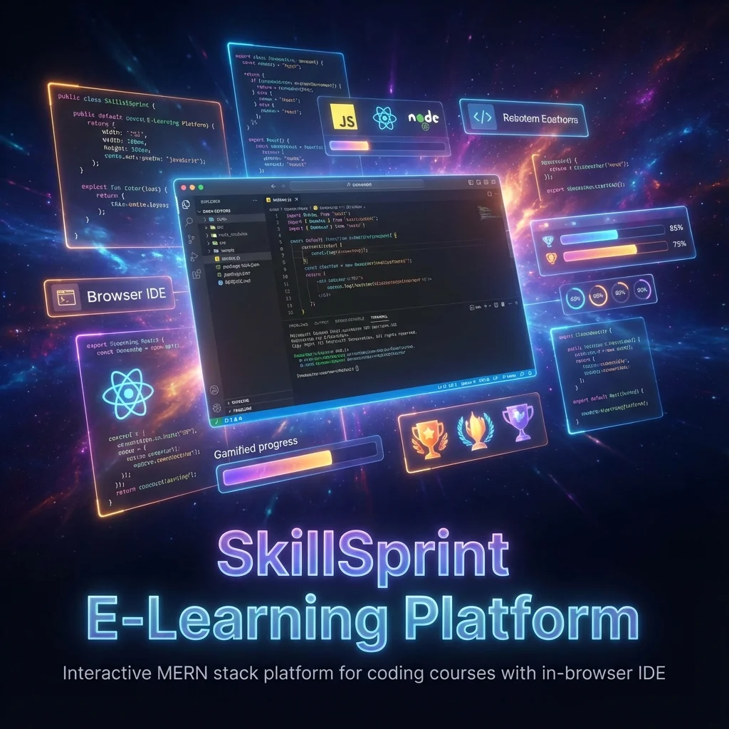 SkillSprint E-Learning Platform Cover