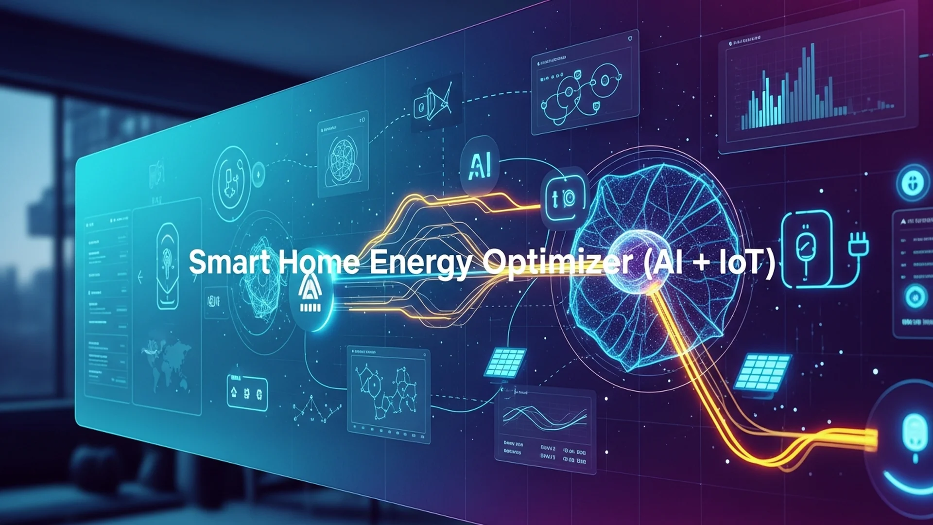 Smart Home Energy Optimizer (AI + IoT) Cover