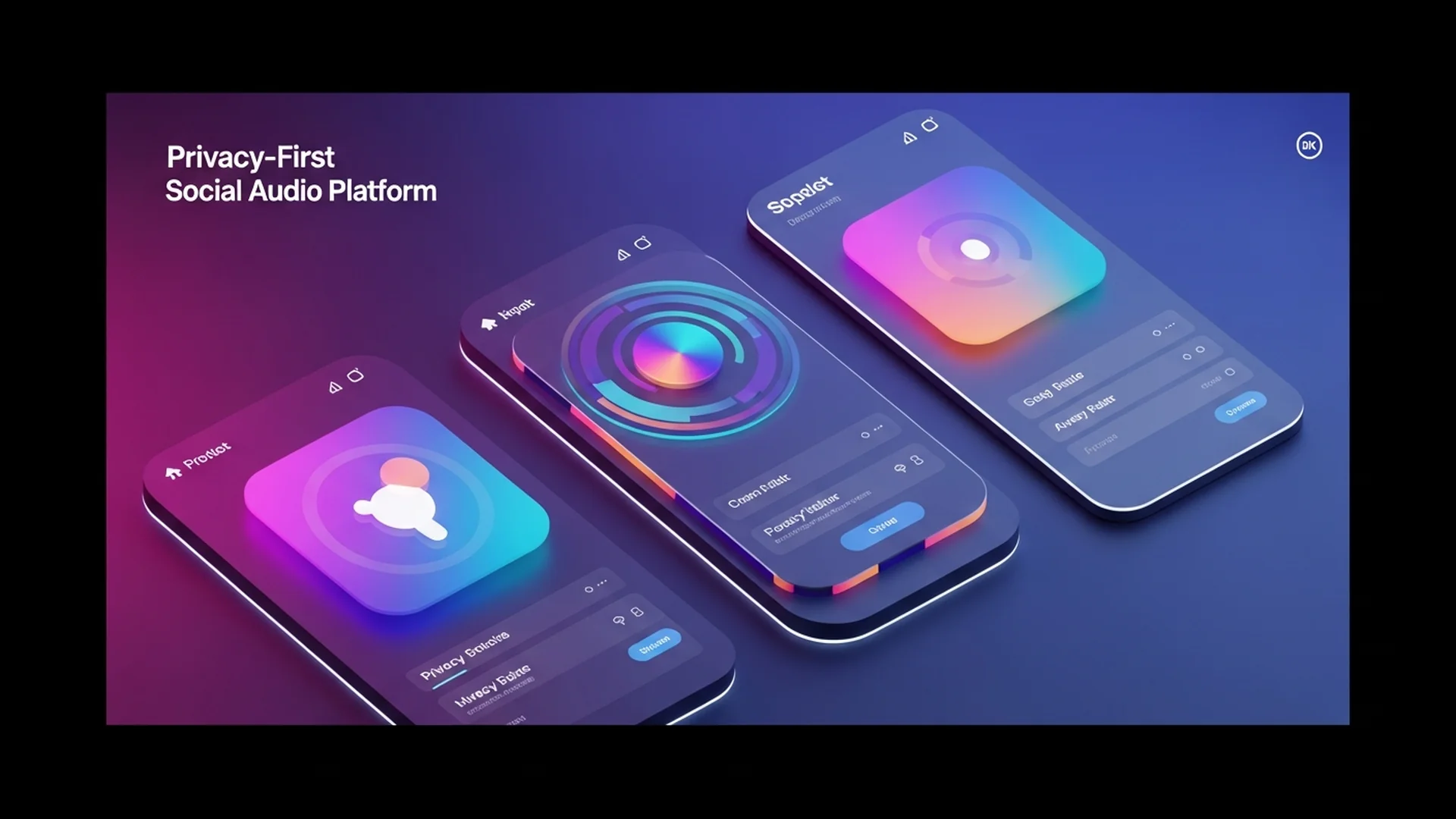 Privacy-First Social Audio Platform Cover